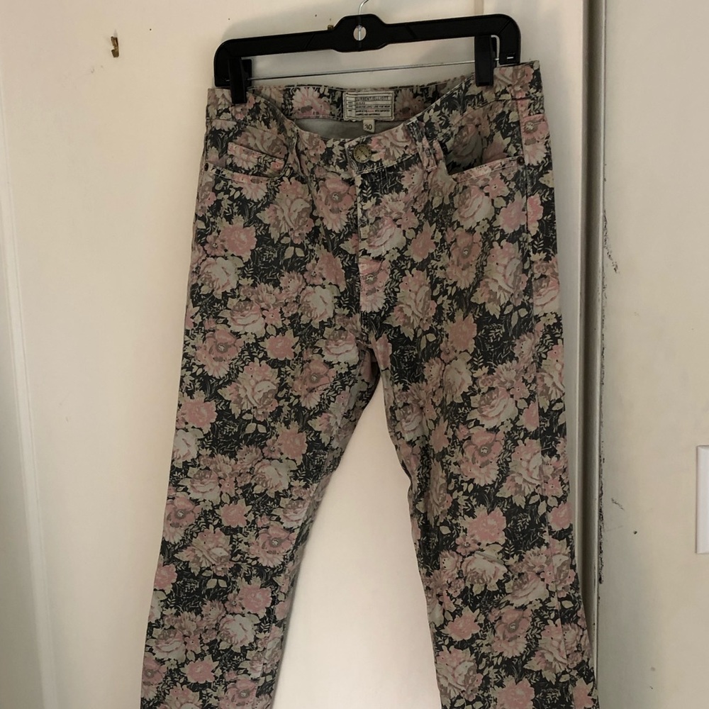 Current/Elliot Stiletto Phoenix Floral Jeans